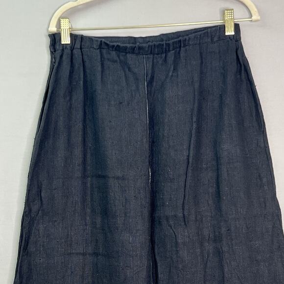 Harve Bernard by Bernard Holtzman‎ 100% Linen Maxi Skirt Size 12 Seams Lagenlook - Picture 6 of 13